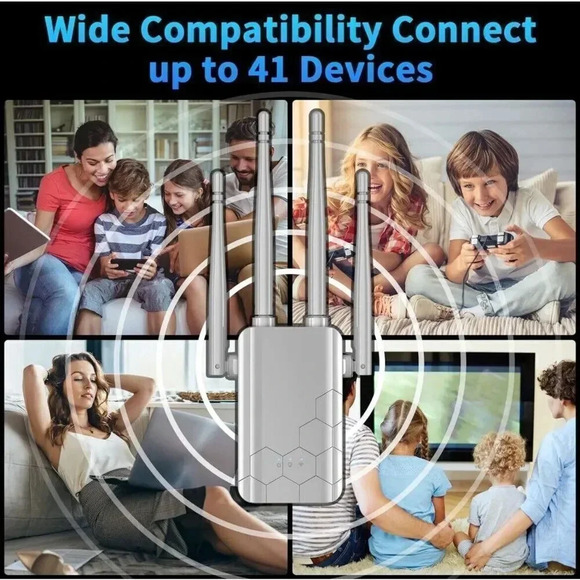 WiFi Range Extender Internet Booster Router Wireless Signal‎ Repeater Amplifier - Picture 10 of 10